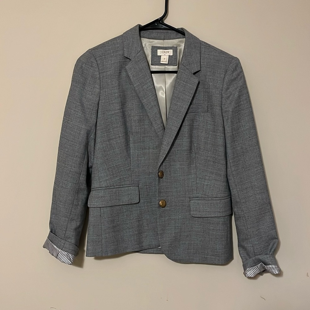 J. Crew gray blazer